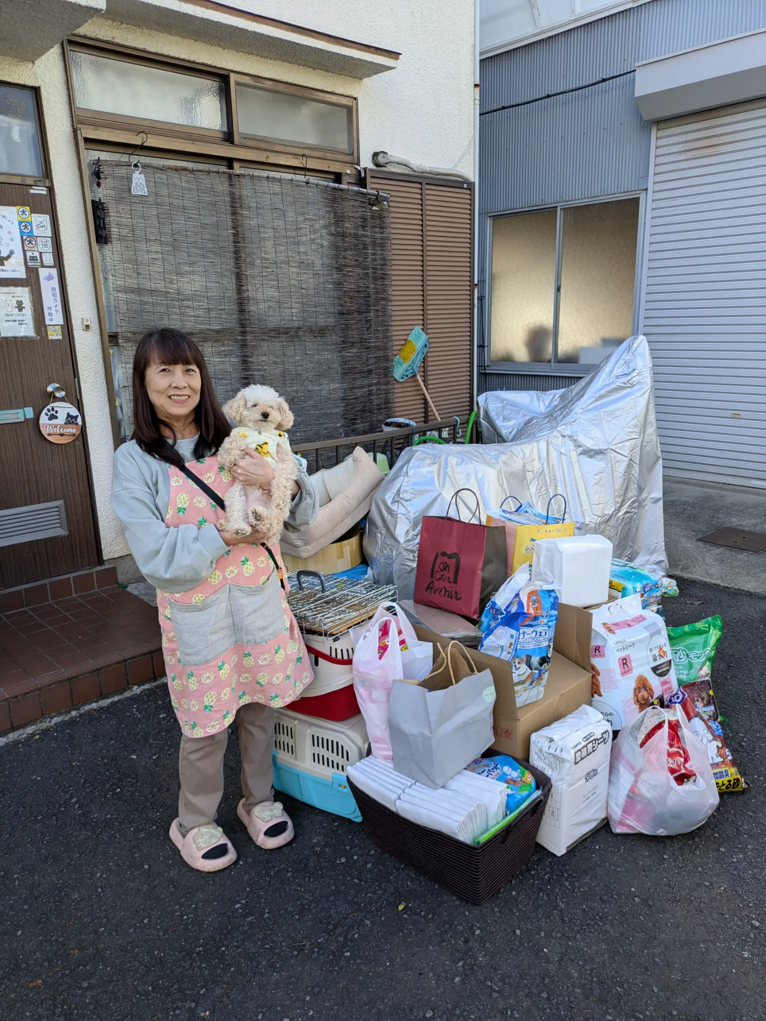 動物保護団体への支援活動の様子2